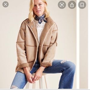 Velvet reversible Sherpa jacket